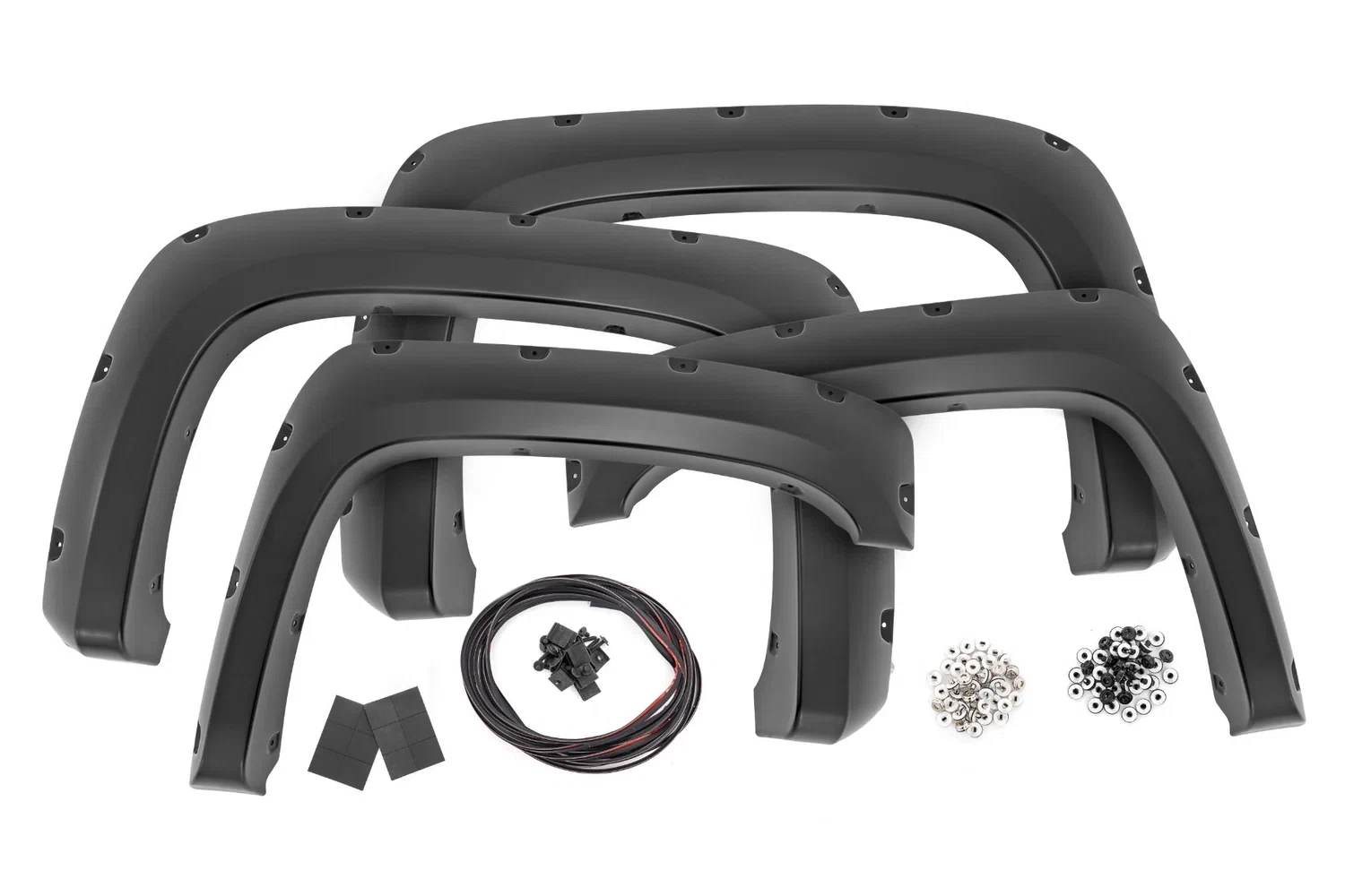 Fits Silverado 1500 (07-14) Pocket Fender Flare 6'7_ & 8' Bed F-C10714B-836